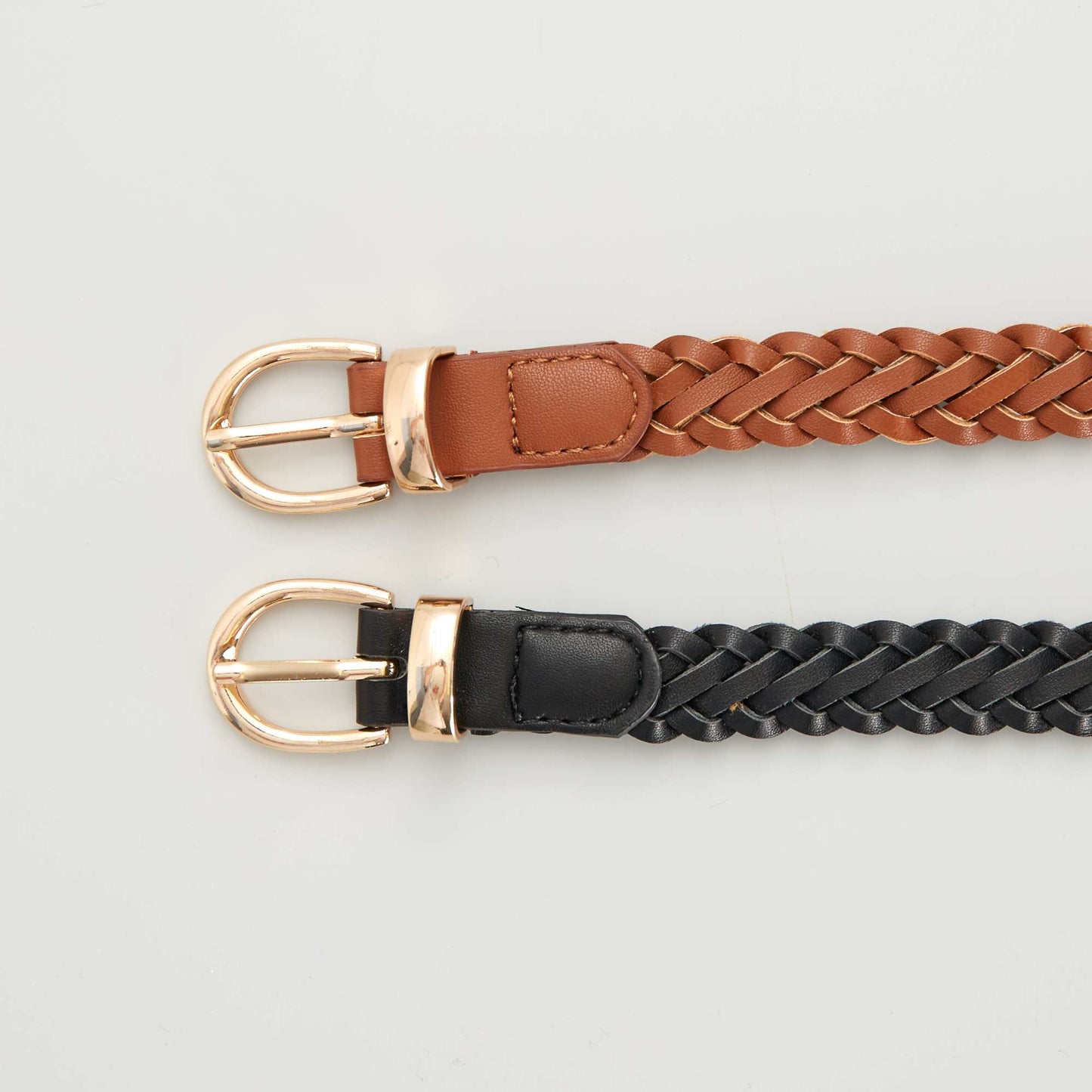 Braided belts - Pack of 2 BEIGE