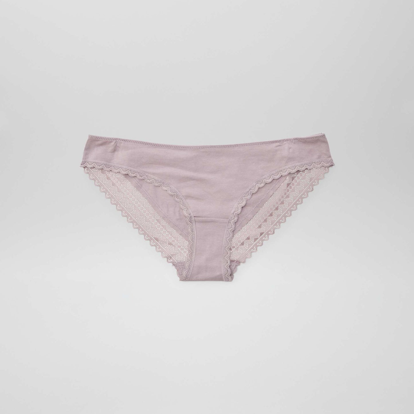 3 ცალიანი შეფუთვა ბამბის და მაქმანი შარვალი PINK