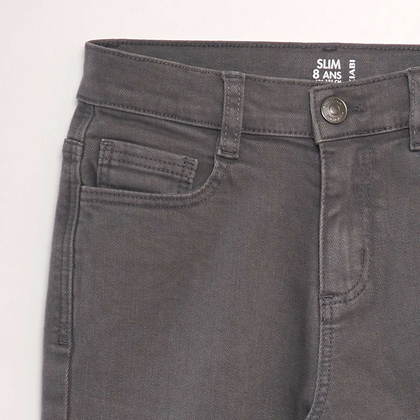 Slim-fit 5-pocket jeans GREY