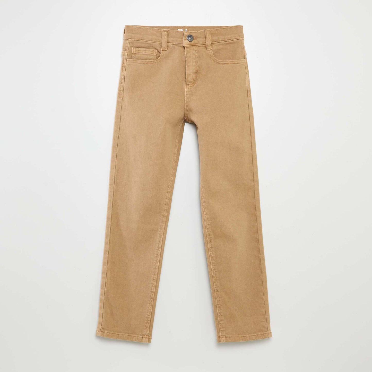 Slim-fit 5-pocket jeans BEIGE