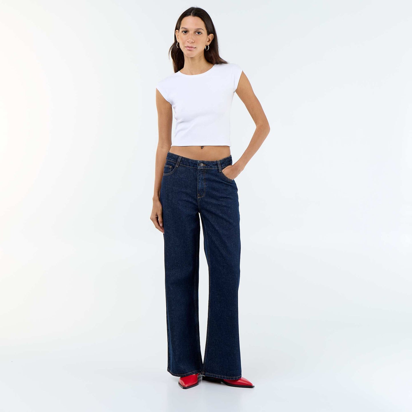 Wide-leg jeans - 30L BLUE