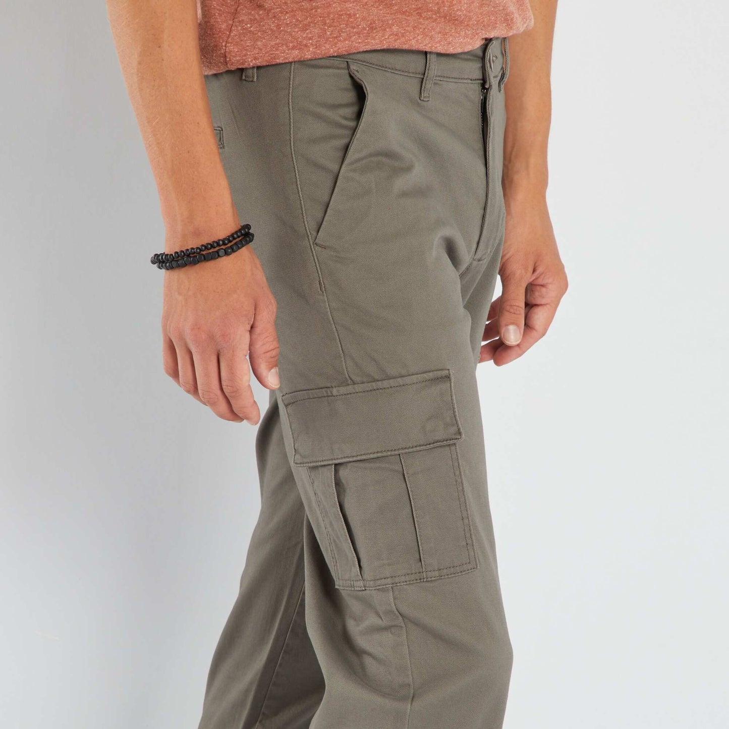 Trousers with pockets KHAKI