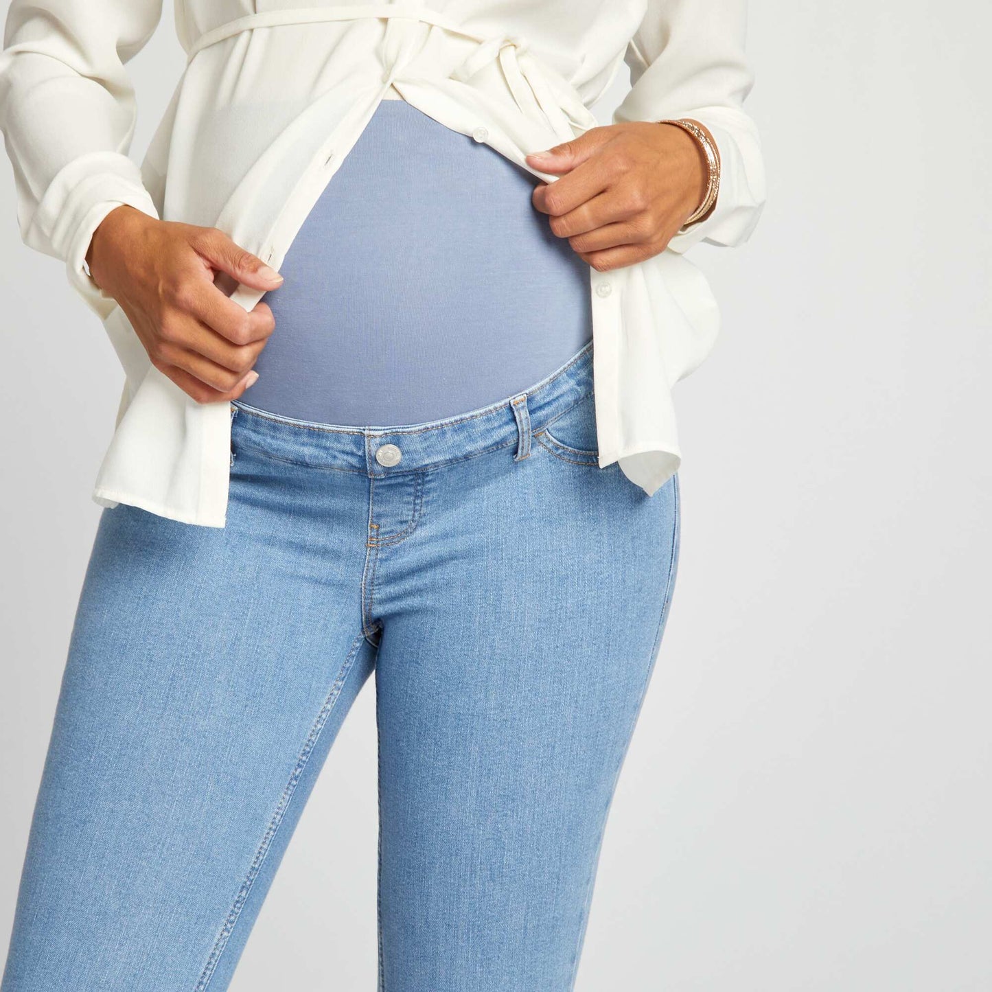 Super stretchy maternity jeans Blue