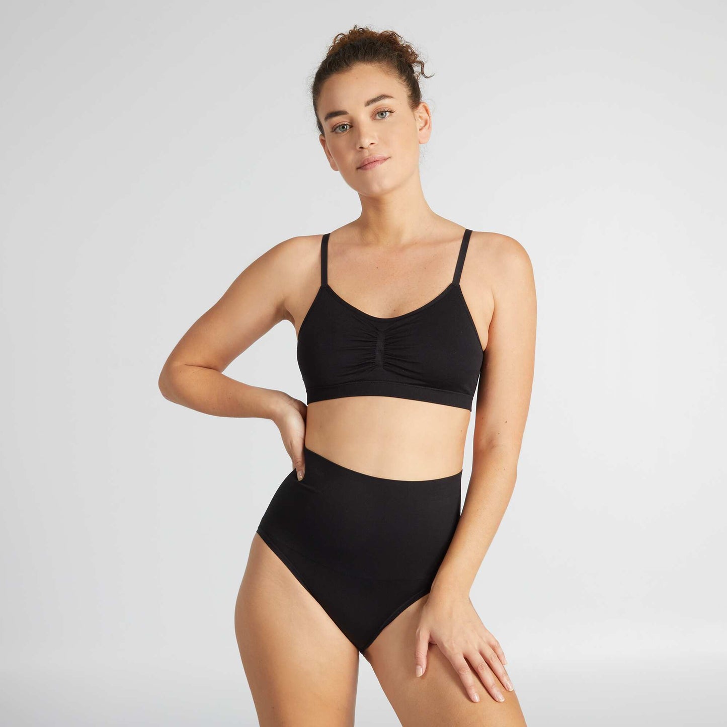 Non-underwired bralette Black