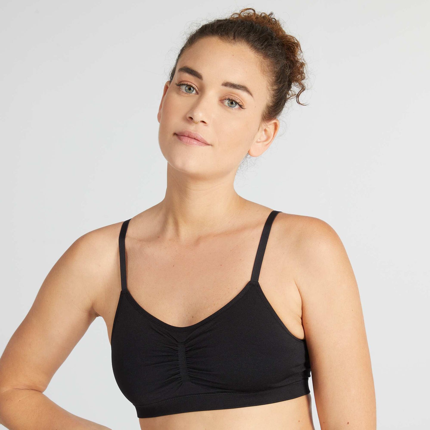 Non-underwired bralette Black