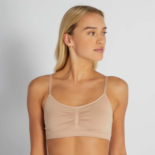 Non-underwired bralette PINK