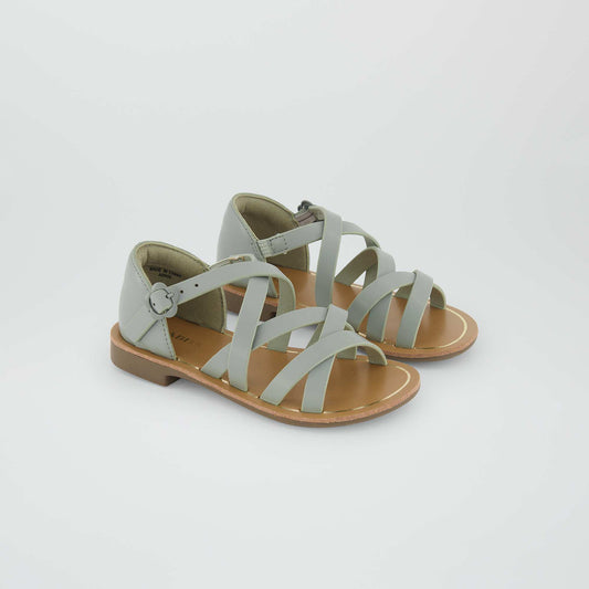 Strappy sandals HO_GREEN