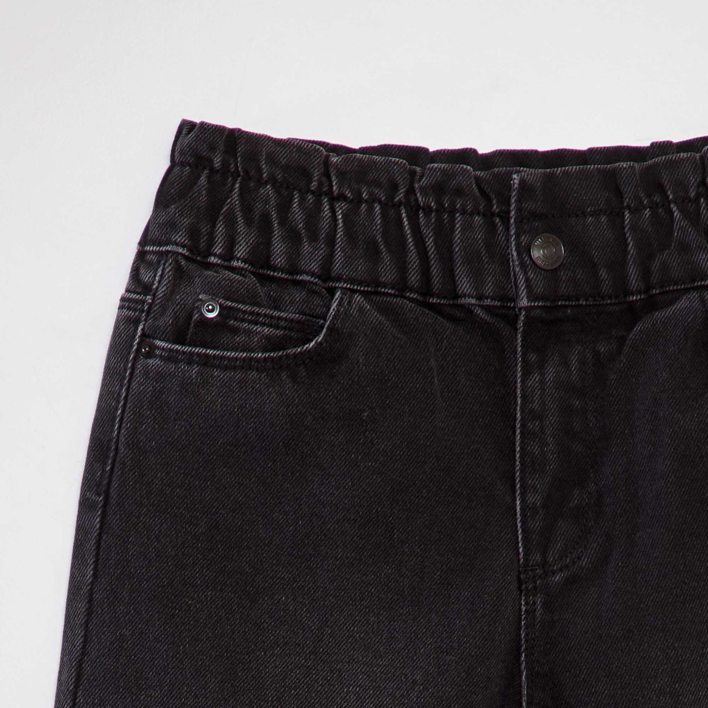 Paperbag jeans BLACK