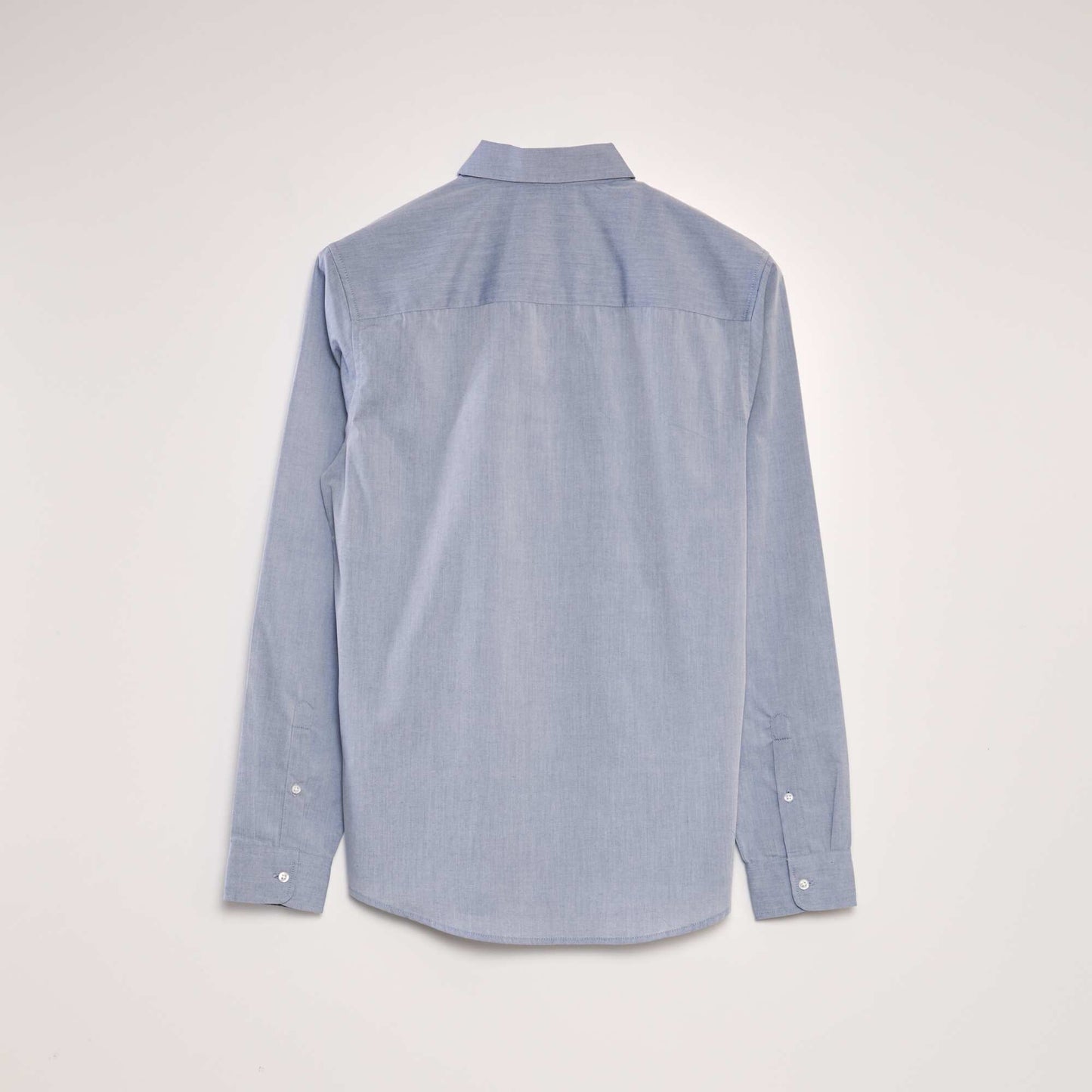 Classic plain shirt BLUE