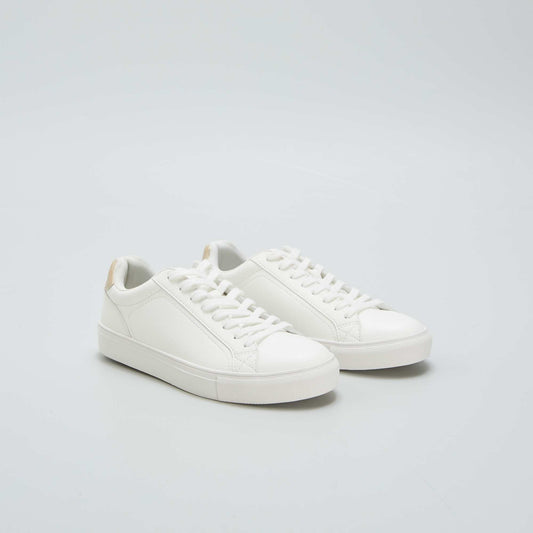 Low-top trainers REAL WHITE