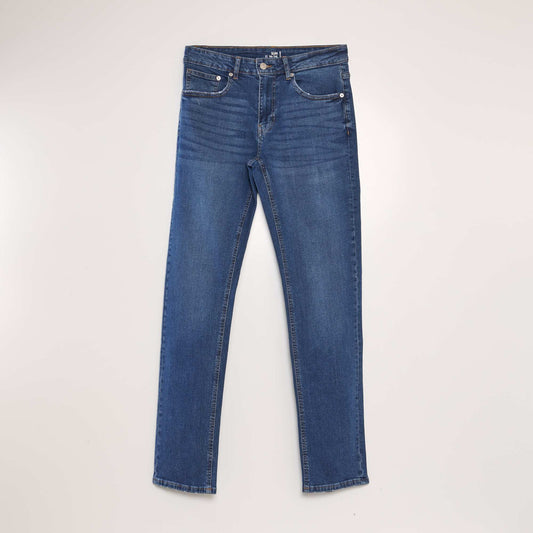 Slim-fit 5-pocket jeans - L34 BLUE