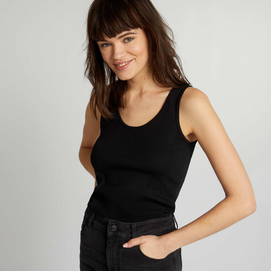 Vest top black