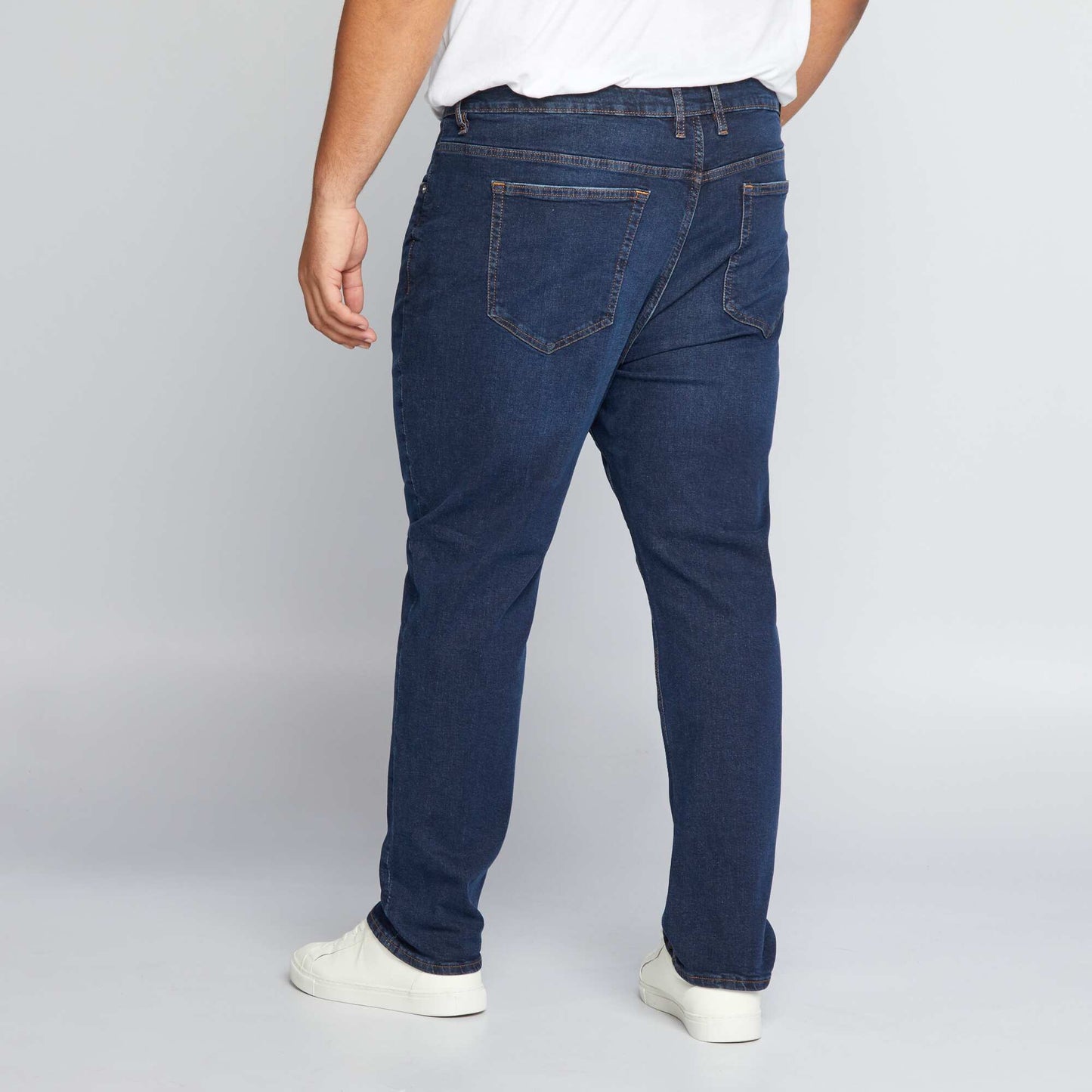 Slim-fit 5-pocket jeans - L32 BLUE