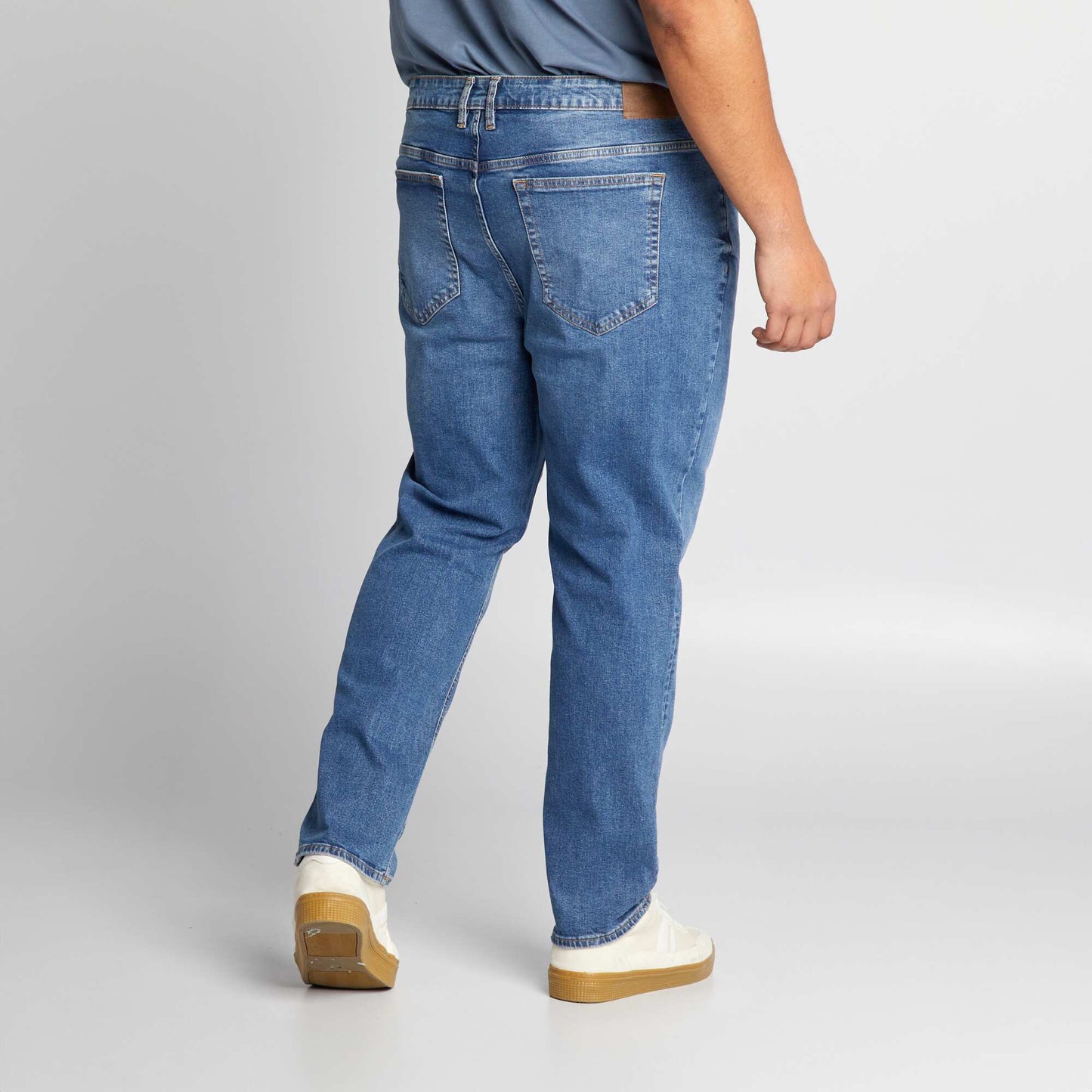 Slim-fit 5-pocket jeans - L32 BLUE