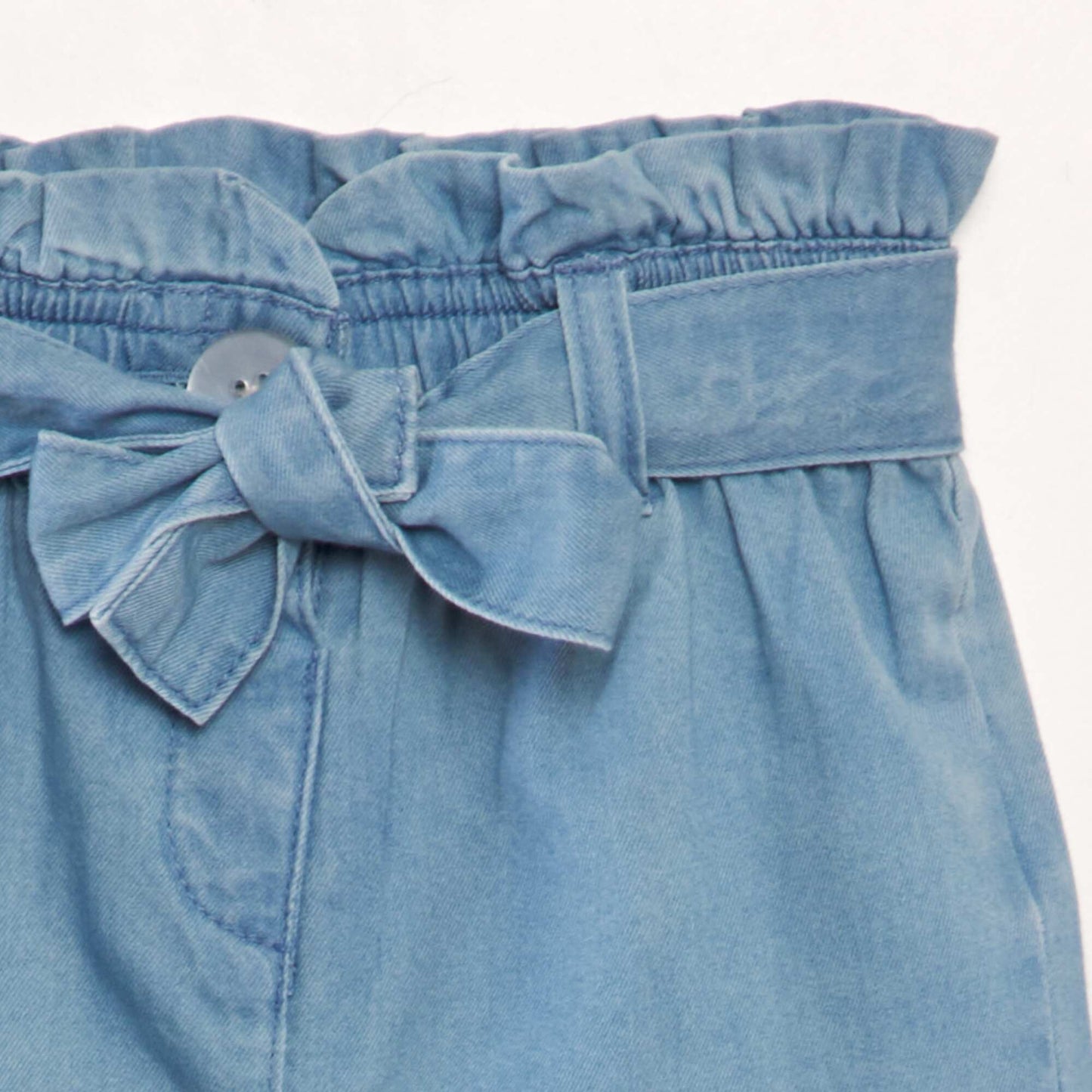 Denim shorts BLUE