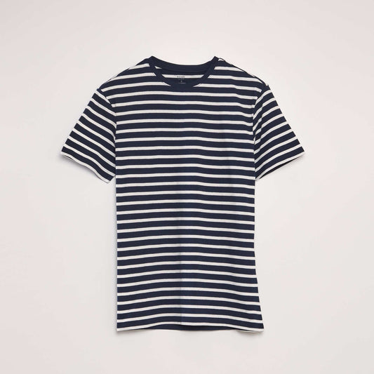 Cotton Breton T-shirt BLUE