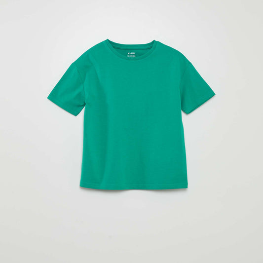 Jersey knit T-shirt GREEN