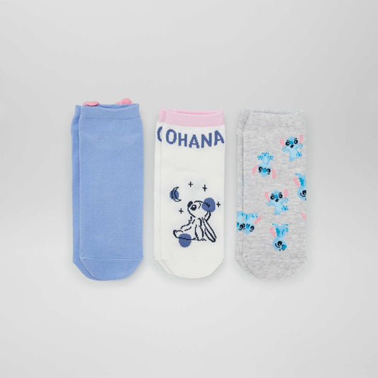 Pack of 'Disney' pop socks - 3 pairs BLUE