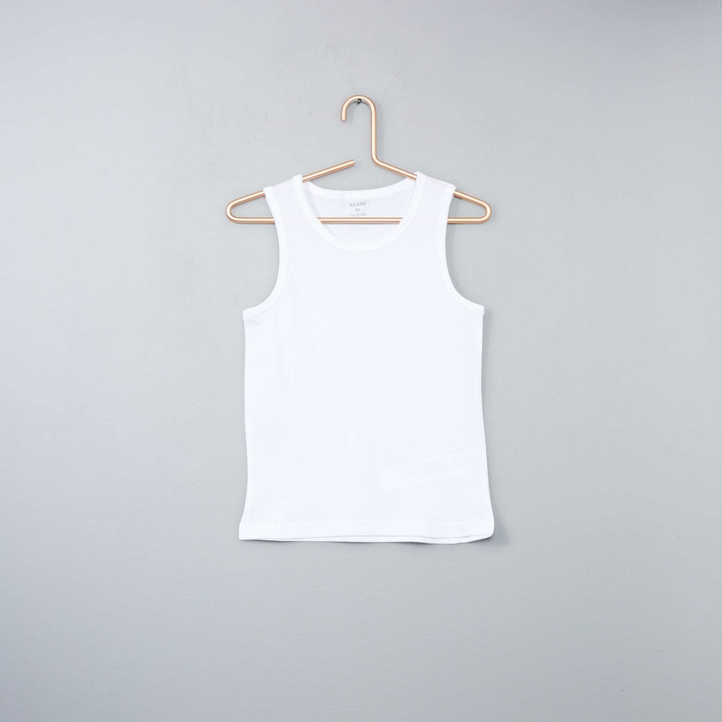 Pack of 3 cotton vest tops White