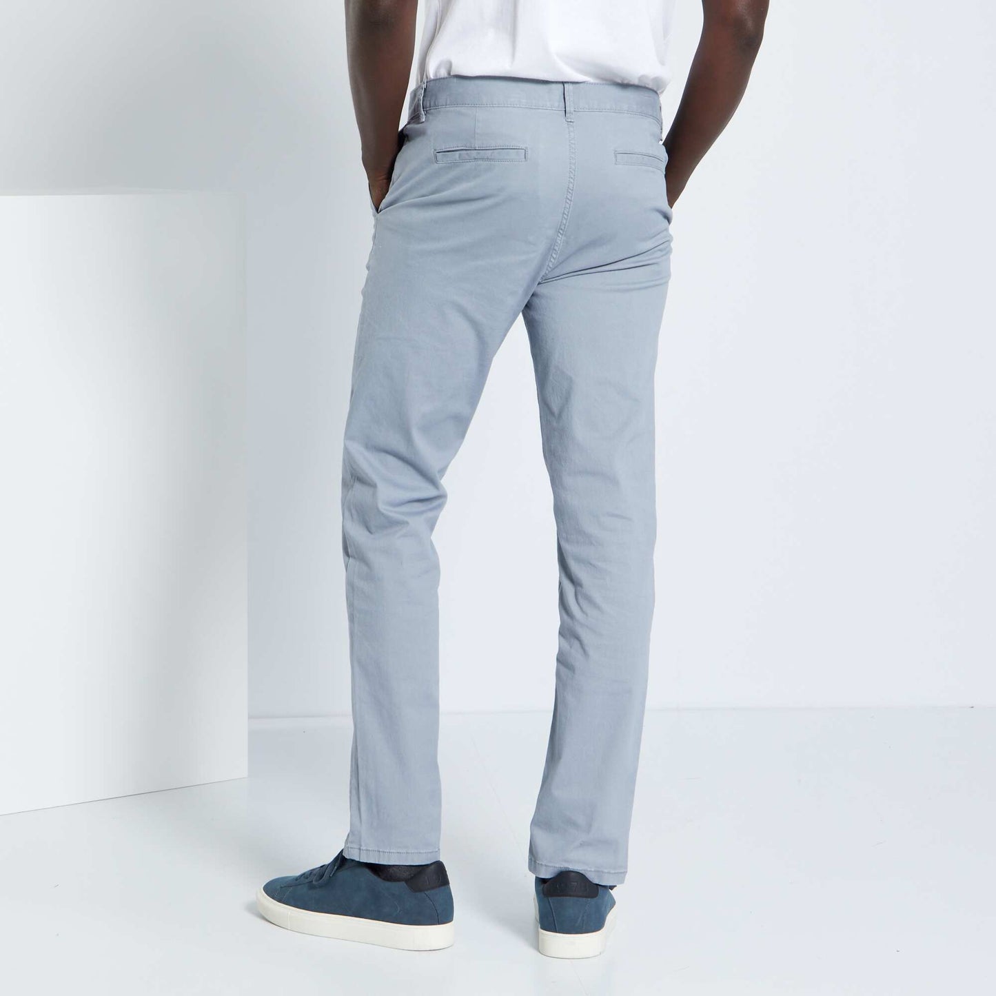 Slim-fit chinos BLUE