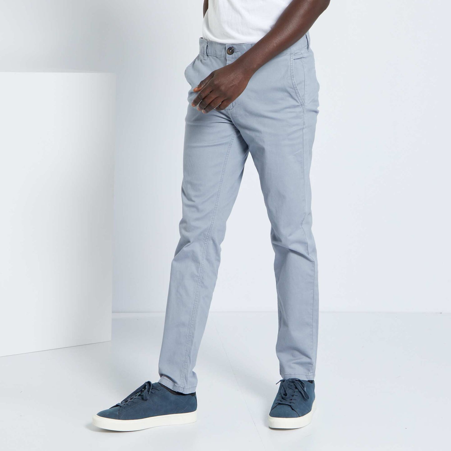 Slim-fit chinos BLUE