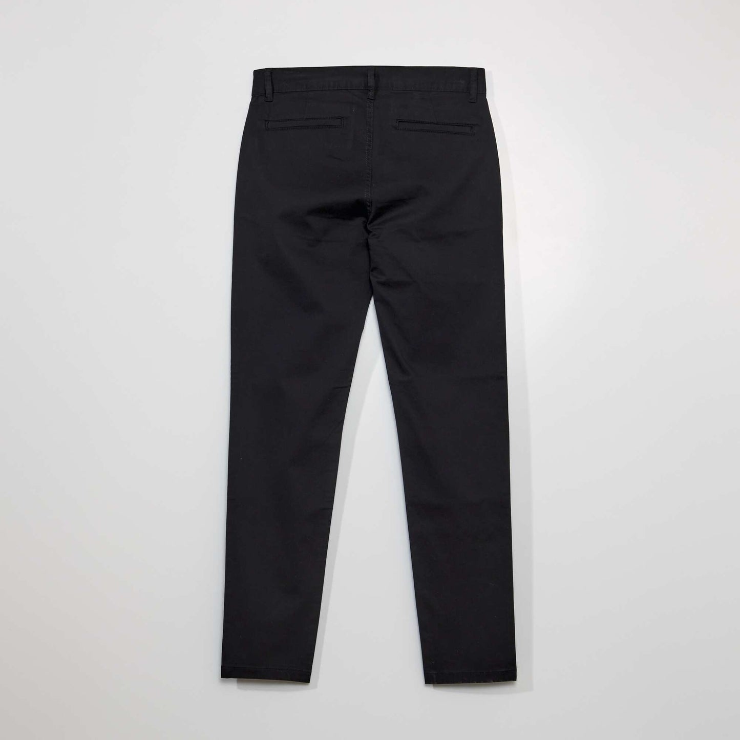 Slim-fit chinos black