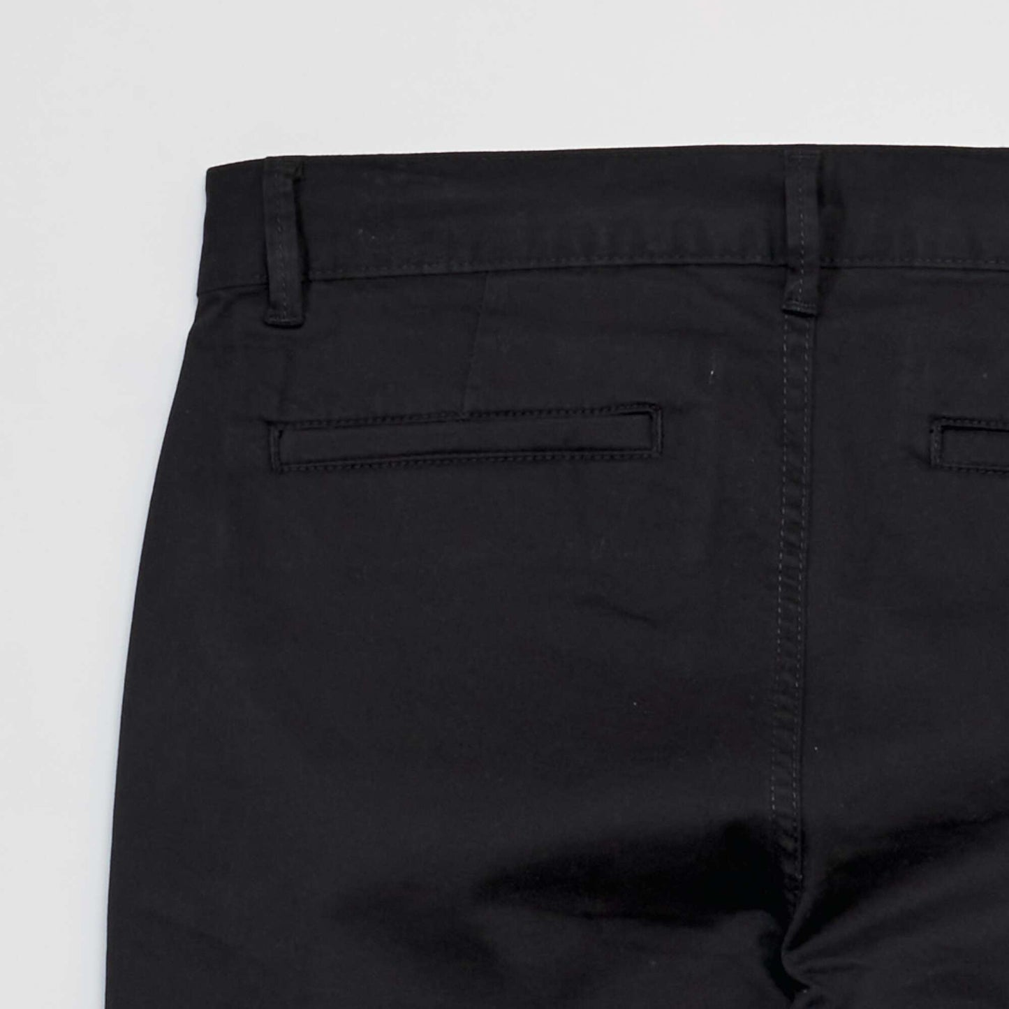 Slim-fit chinos black