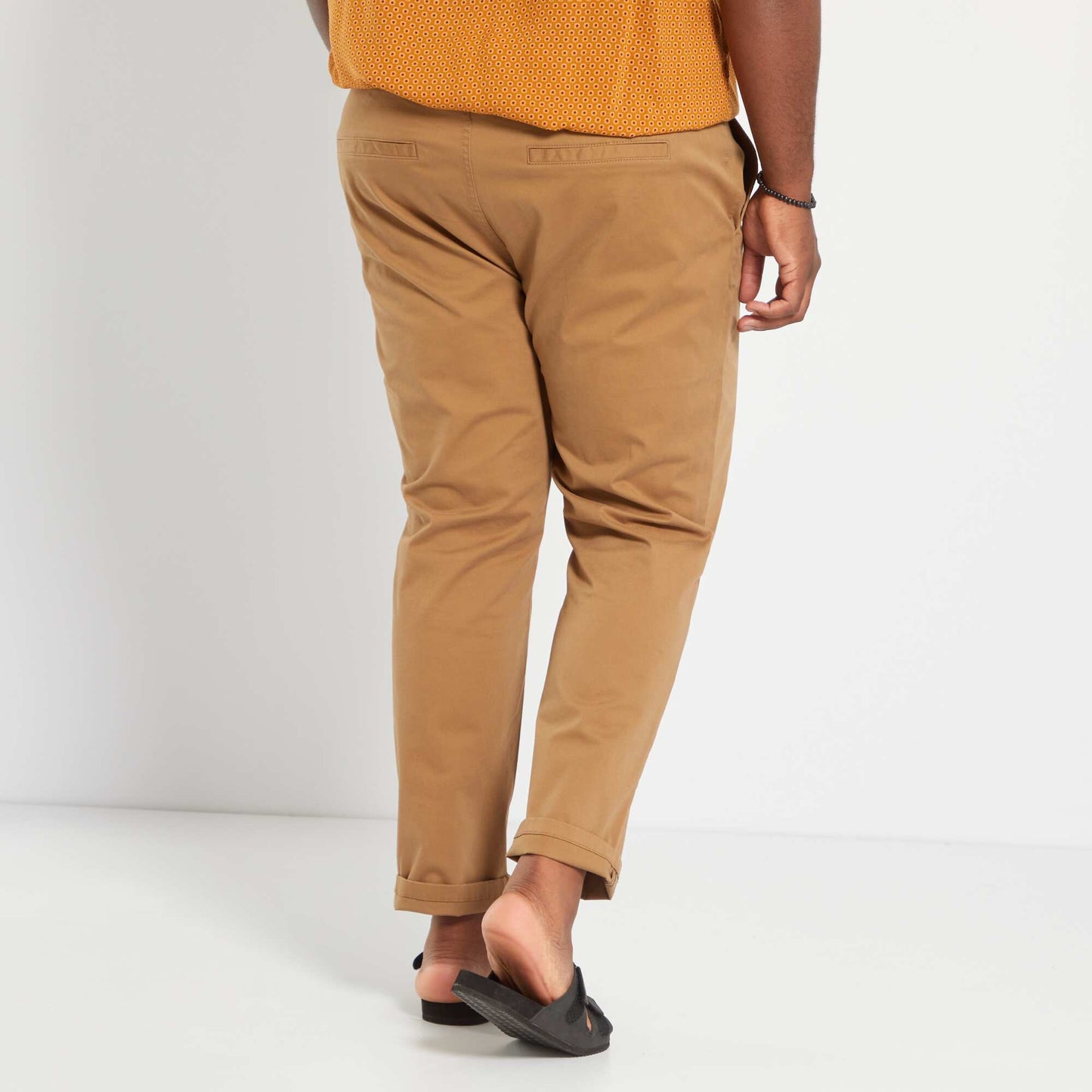 Slim-fit chinos  L32 brown