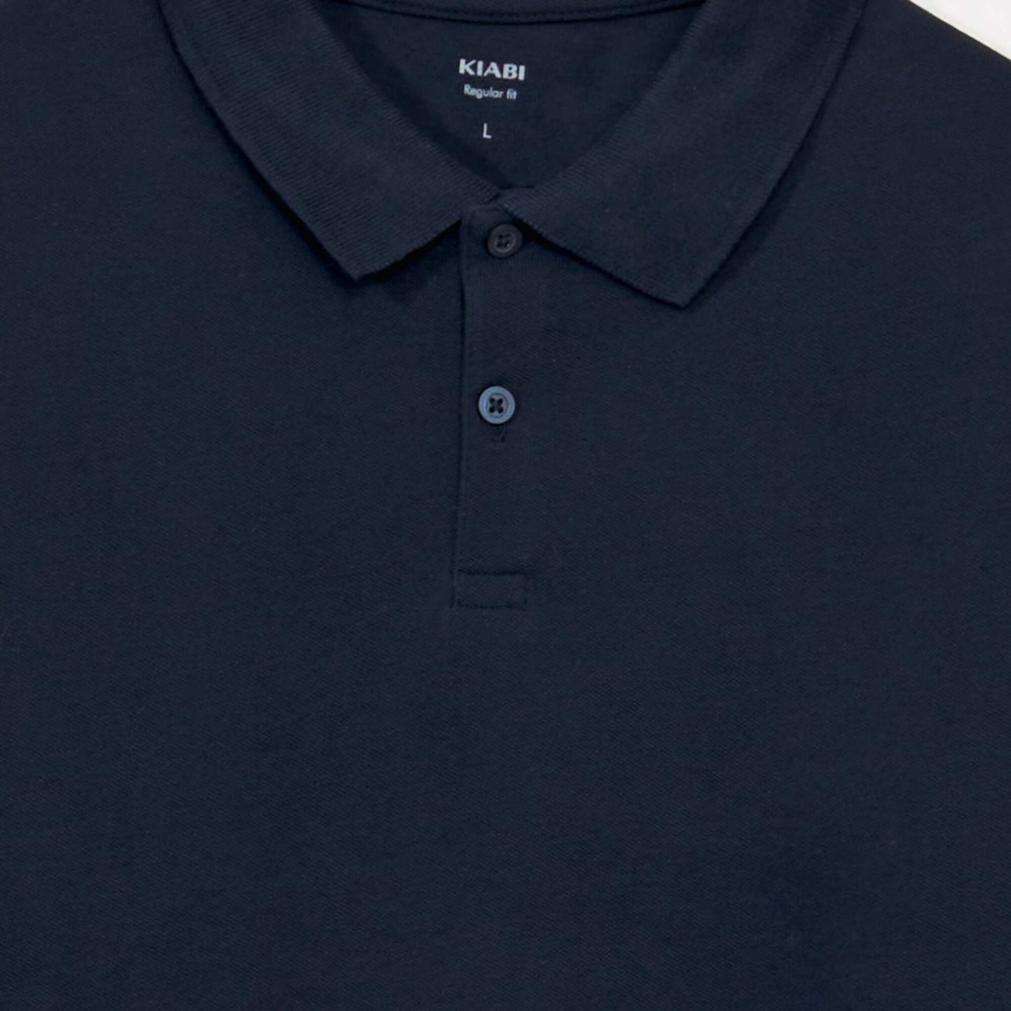 Cotton piqué polo shirt Blue navy