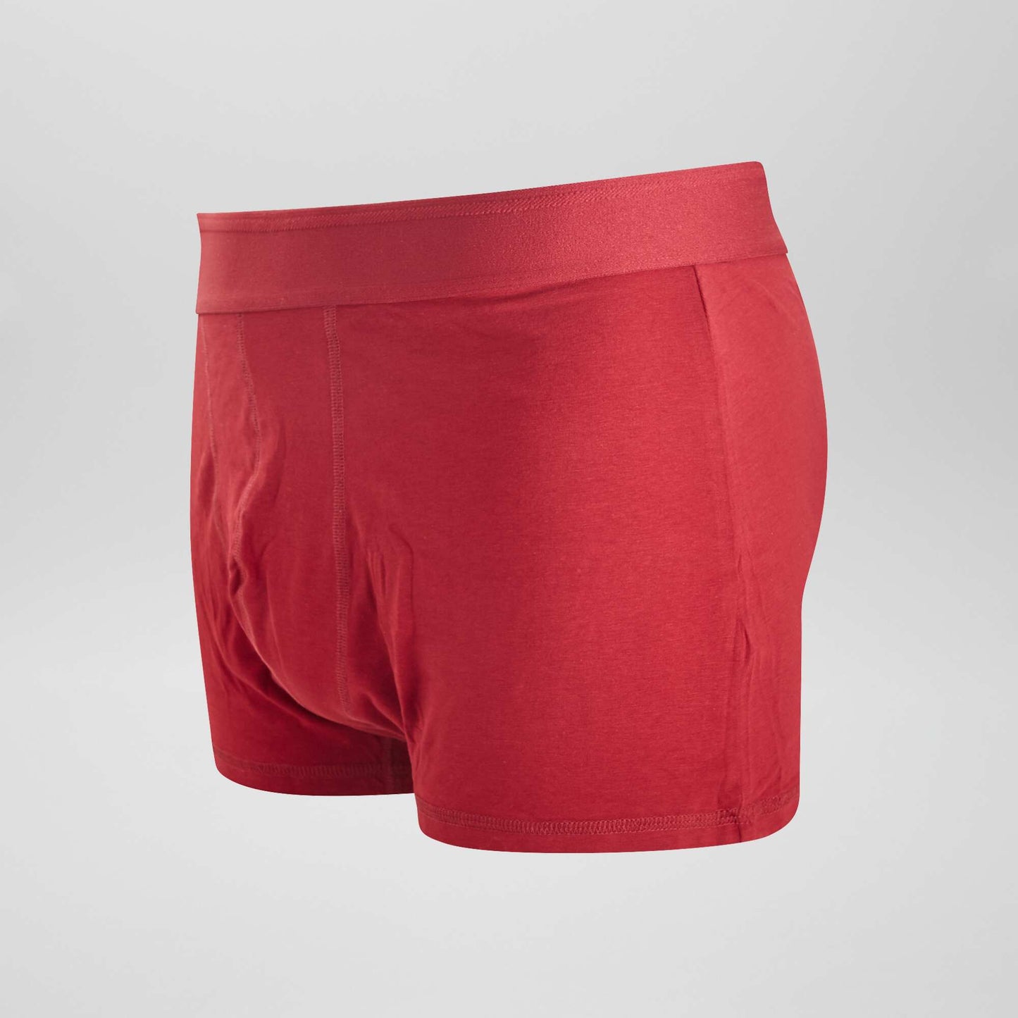 Pack of 3 pairs of plus size eco-design boxer shorts RED