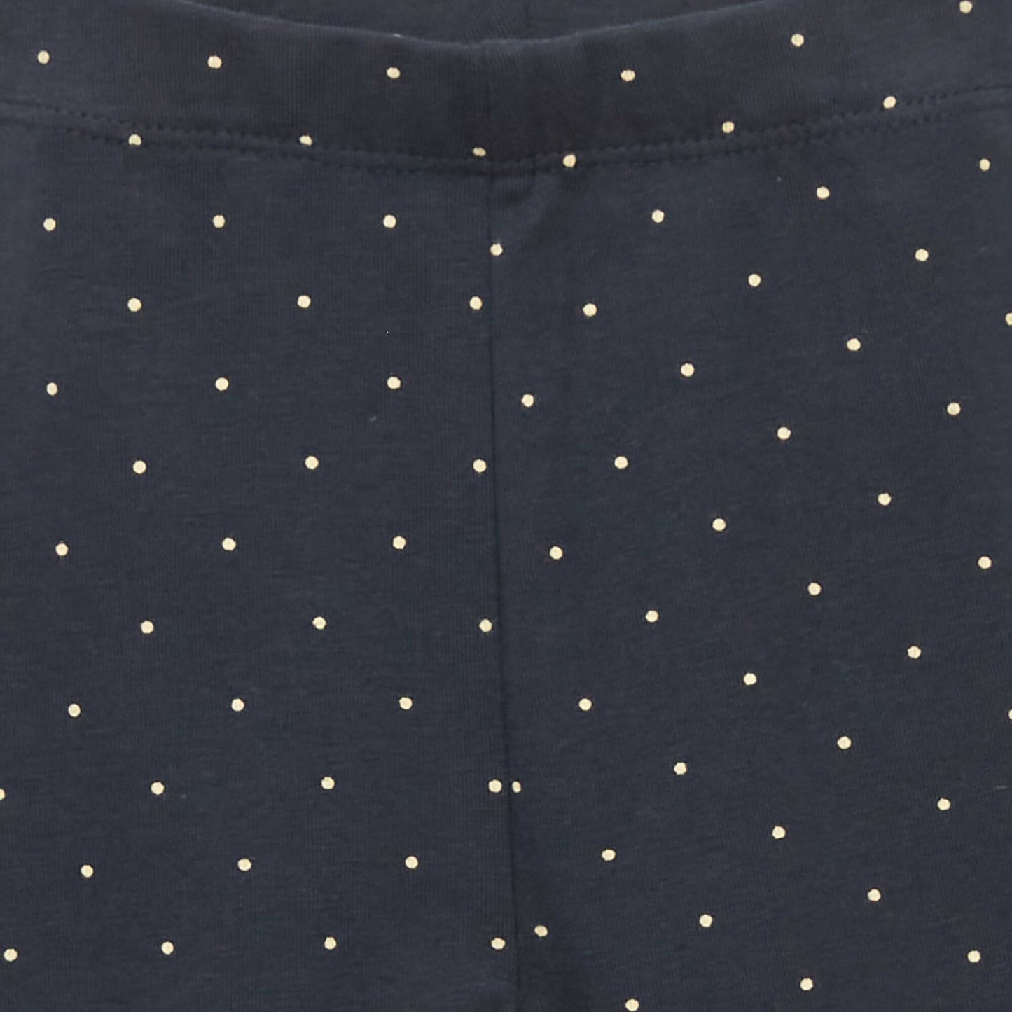 Eco-design long leggings NAVY DOTS