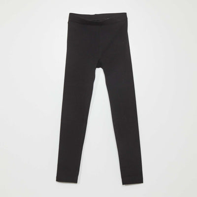 Long stretch leggings black