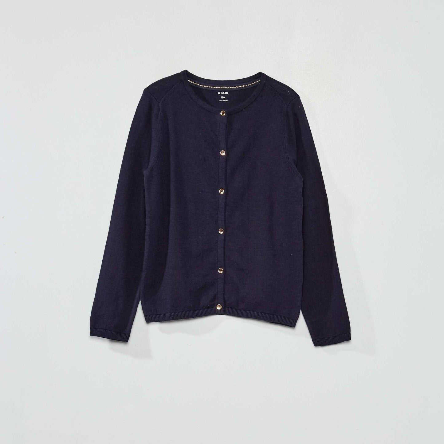 Fine knit cardigan blue