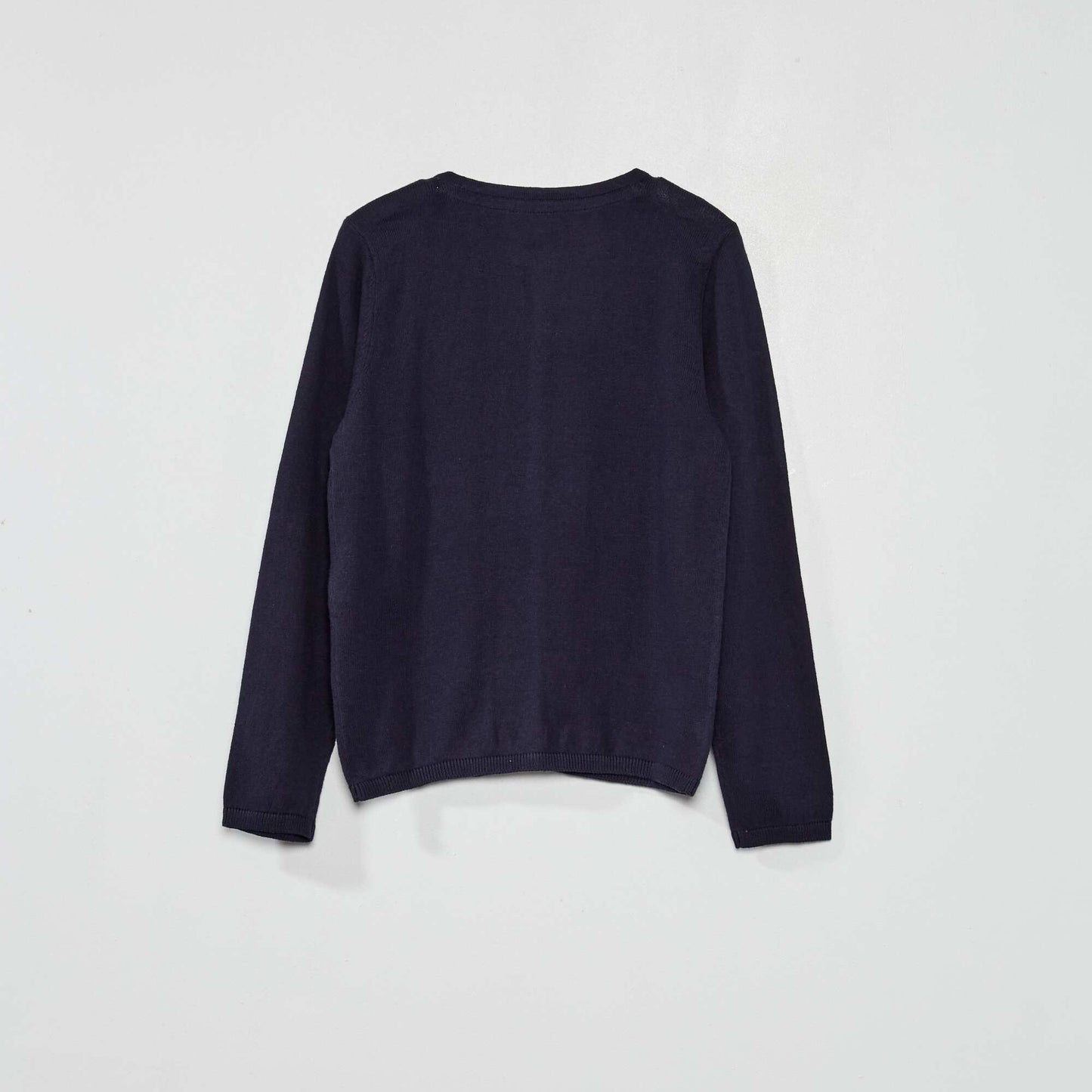 Fine knit cardigan blue