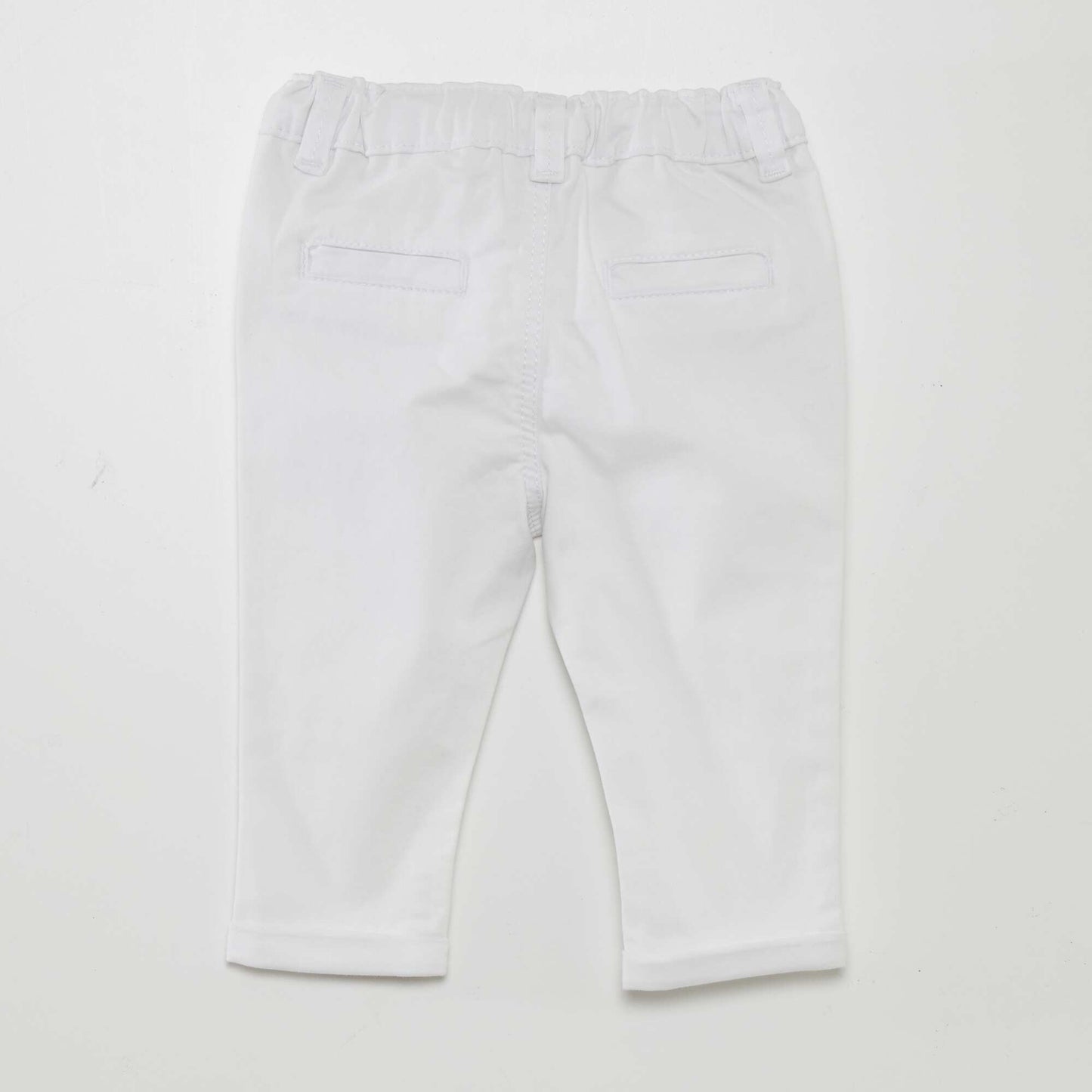 Plain chinos WHITE