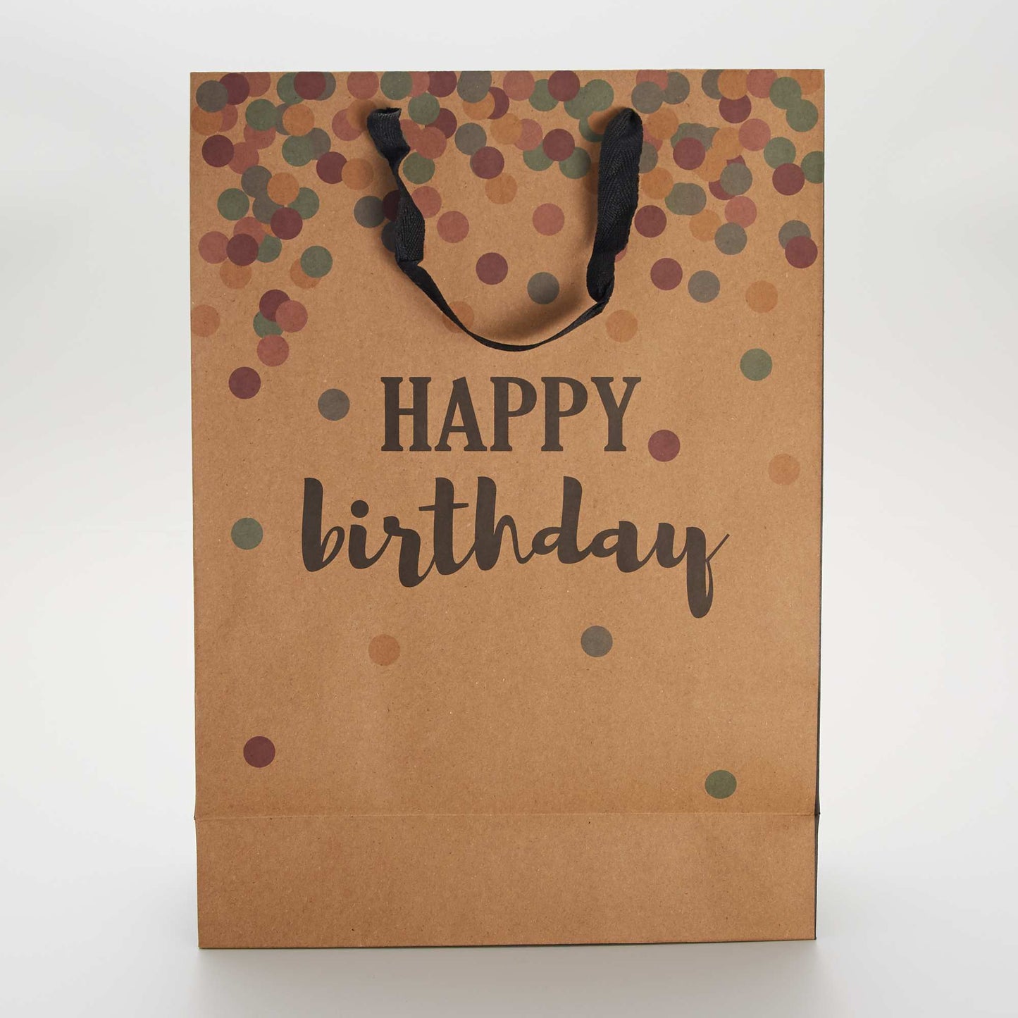 'Happy birthday' gift bag BROWN