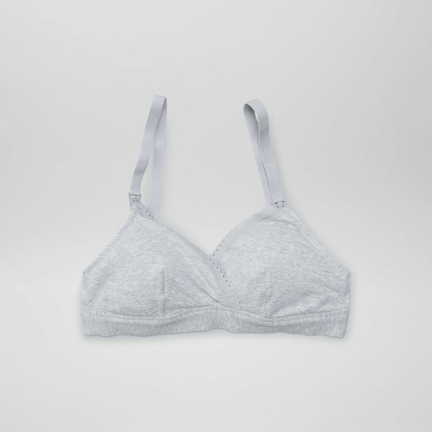 Pack of 2 cotton breastfeeding bras VL_GREY