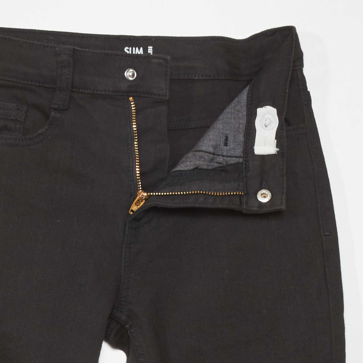 Slim-fit 5-pocket jeans Black